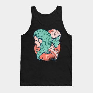 Gemini Illustration Tank Top